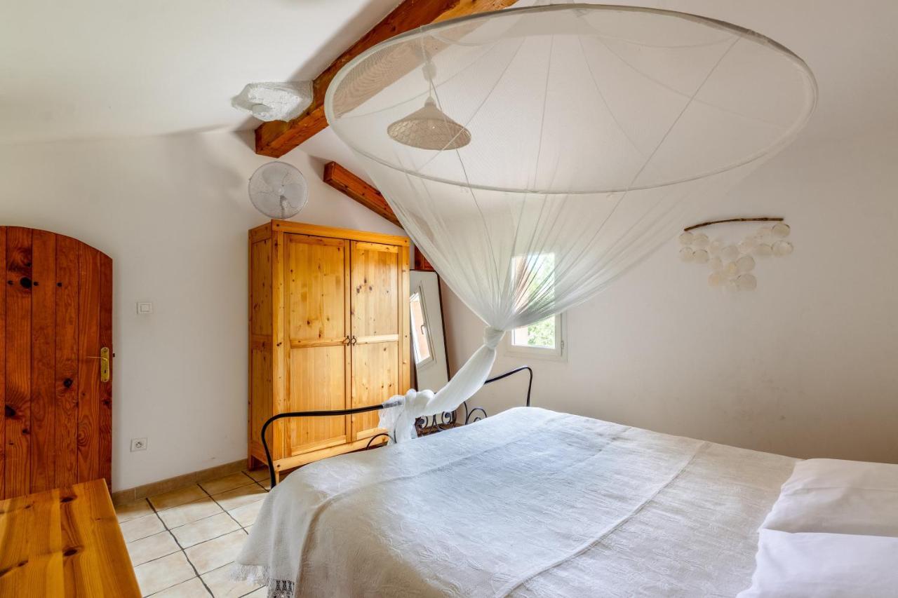 La Rose Des Vents & Spa - Gite La Parenthese Neoules Exterior photo